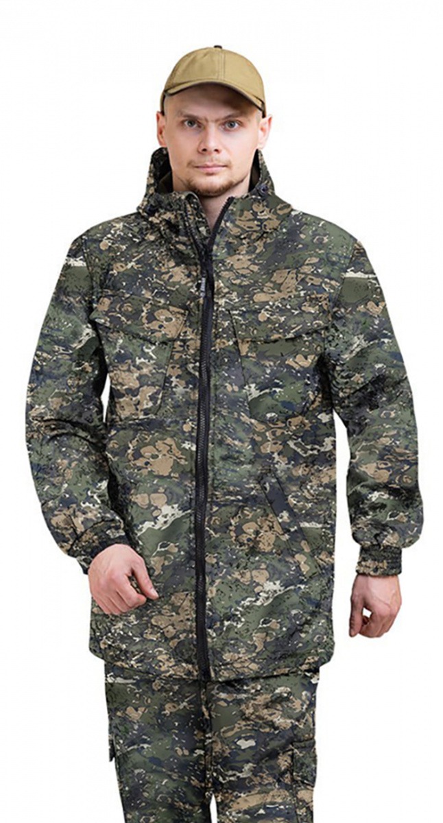 Костюм "РОВЕР" куртка/брюки, цвет: кмф "Камни", ткань: Полофлис