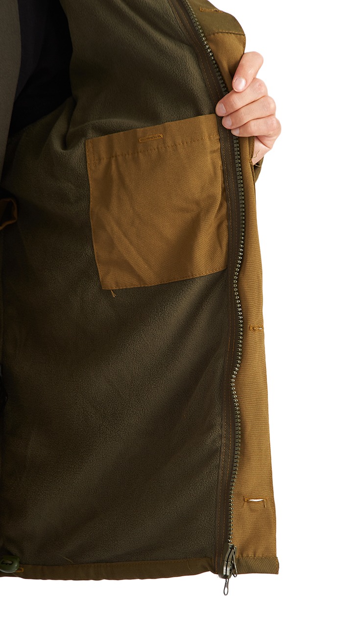 Костюм демисезонный "ГОРКА" куртка/брюки, цвет: св.хаки/т.хаки, ткань: Полибрезент